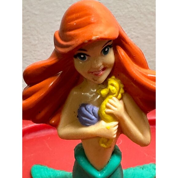 Ariel The Little Mermaid Disney Sea Horse Action Figure Toy Kids Cake Topper - Picture 2 of 6